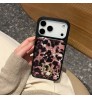 iphone 17/air/17 pro/17 pro max 即納 Lv Dior Ysl  IPhone 17 16 15 14 13 Pro air IPhone17 16 15 Pro 8 SE ケース 取り外し可能なフレームレオパードストーンケース Lv Dior Ysl  IPhone17 air 14 15 16 pro maxケース 女子 かわいい おしゃれ Lv Dior Ysl  アイフォン17 air 16 15 14 Plus 13 12 Pro Maxケース