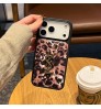 iphone 17/air/17 pro/17 pro max 即納 Lv Dior Ysl  IPhone 17 16 15 14 13 Pro air IPhone17 16 15 Pro 8 SE ケース 取り外し可能なフレームレオパードストーンケース Lv Dior Ysl  IPhone17 air 14 15 16 pro maxケース 女子 かわいい おしゃれ Lv Dior Ysl  アイフォン17 air 16 15 14 Plus 13 12 Pro Maxケース