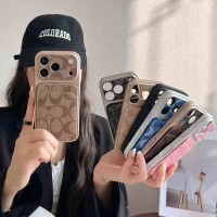 iphone 17/air/17 pro/17 pro max 即納  コーチ Coach iPhone17e 16 15 pro maxケース コーチ風ラージウィンドウカードポケットケース Coach iPhone17 16 15 14 air プロマックス 携帯ケース コーチ iphone17 15 16 pro maxケース  iPhone 17 14 15カバー Coach iphone 17 15 pro/16 pro max携帯ケース 