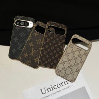 Google Pixel 10/10a/10 Pro/10 Pro XL 即納 ルイヴィトン グッチ グーグルピクセル10 9 pro XL 8a Pro XL 7a アイフォン17 16 15エクスぺリア1 vii 10vii サムソンs26 s25 s24 s23 note20ケース ルイ・ヴィトン / グッチ風ゴールドエッジモノグラムケース ブランド Galaxy a55 A54 A36 S26/S25/S24 ultraケース