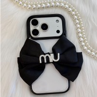 iphone 17/air/17 pro/17 pro max 即納 MiuMiu ミュウミュウ  IPhone17 16 14 15 アイフォン15 16 pro maxケース ミュウミュウ風ブラックサテンリボンケース ミュウミュウ IPhone air 17 16 14 Pro IPhone16 15 IPhone SE 第4世代 IPhone13 IPhone12 スマホケース MiuMiu ミュウミュウ アイホン air 17e 16 14 15 プロマックスケース 