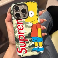 samsung s26シリーズ 即納 シュプリーム  サムソン s26 s25 s24 23 ultra 22カバー シュプリーム Supreme IPhone17 air 15 IPhone14 13 Pro IPhone 16 15 11 Pro 8 SE ケース Supreme 風シンプソンズコラボカモケース  Supreme ギャラクシーs26 s24 s25 ultra plus s22 s23ケース 女子 かわいい おしゃれ