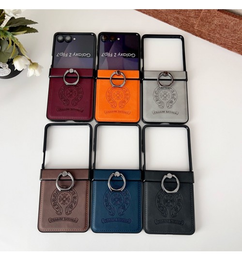 Galaxy Z Flip/Fold 7即納 Chrome Hearts クロムハーツ ブランドGalaxy Z Flip 7 6 5 4 3 ギャラクシーZ Fold 7 6 5 4 3 2ケースカバークロムハーツ風レザーリング折りたたみケース 激安ブランド サムソン Galaxy Z Fold 7 6 5 4 3 2 ギャラクシーZ Flip 7 6 5 4 シンプルケースカバー