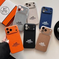 iphone 17/air/17 pro/17 pro max 即納 エルメス IPhone 17 16 15 14 13 Pro air IPhone17e 16 15 Pro 8 SE ケース エルメス風スエード調ラージレンズケース IPhone17 air 14 15 16 pro maxケース Hermes アイフォン17 air 16 15 14 Plus 13 12 Pro Max 11 Pro XR XS スマホケース