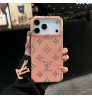 iphone 17/air/17 pro/17 pro max 即納 ルイヴィトン アイフォン17 16 15 プロ保護ケース ルイ・ヴィトン風ピンクリシュレザーフルストーンモノグラムケース louis vuitton アイホン 17 air 16 15 14 13 Pro アイフォーン13 14 15 Pro Max Iphone17 air 16 Plus ケース ルイヴィトン Iphone air 17e 16 15 12 13 Pro Max 14 ケース