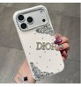 samsung s26シリーズ 即納 ディオール Dior Galaxy s26 s25 S24 s23 s22 アイフォン15 16 17護ケース クリスチャン・ディオール風ホワイトクロコダイルレザーフルストーン Dior ケース Dior 便利 アイホン17 air 15 14 13 Pro サムソン s23 s24 s25 s26 s22 s21 ultraケース Iphone17 15 14 11 12 13 Pro Maxブランドディオール Dior スマホケース
