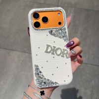 samsung s26シリーズ 即納 ディオール Dior Galaxy s26 s25 S24 s23 s22 アイフォン15 16 17護ケース クリスチャン・ディオール風ホワイトクロコダイルレザーフルストーン Dior ケース Dior 便利 アイホン17 air 15 14 13 Pro サムソン s23 s24 s25 s26 s22 s21 ultraケース Iphone17 15 14 11 12 13 Pro Maxブランドディオール Dior スマホケース