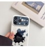 iphone 17/air/17 pro/17 pro max 即納 ディオール アイフォン17 16 15 pro max airケース クリスチャン・ディオール風カメリア白黒プリントケース Iphone air 17 16 Pro Max 15 Plus 14 13 12 17 Pro Max Xs Maxケース ブランド レディース男性女性 人気かわいいビジネスマン用高級 ディオール Dior アイフォン17 15 16 proカバー