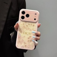iphone 17/air/17 pro/17 pro max 即納 クリスチャン・ディオール ピンクフラワーミラーウィンドウケース 便利 ディオール Dior アイホン 17 air 16 15 14 13 Pro アイフォーン13 14 15 Pro Max Iphone17 air 16 Plus ケース ディオール Dior Iphone air 17e 16 15 12 13 Pro Max 14 ブランドディオール Diorスマホケース