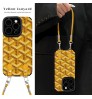 iphone 17/air/17 pro/17 pro max 即納 ゴヤール Goyard アイフォン17 16 15 プロ保護ケース 便利 ゴヤール イエローシェブロンジャカードストラップケース Goyard アイホン 17 air 16 15 14 13 Pro アイフォーン13 14 15 Pro Max Iphone17 air 16 Plus ケース ゴヤール Goyard Iphone air 17e 16 15 12 13 Pro Max 14 ブランドゴヤール スマホケース