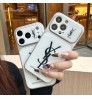 iphone 17/air/17 pro/17 pro max 即納 イヴサンローラン アイフォン17 16 15 プロ保護ケース 便利 イブ・サンローラン ミラーウィンドウケース  Ysl アイホン 17 air 16 15 14 13 Pro アイフォーン13 14 15 Pro Max Iphone17 air 16 Plus ケース Ysl イヴサンローラン Iphone air 17e 16 15 12 13 Pro Max 14 ケース