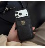 iphone 17/air/17 pro/17 pro max 即納 ロエベ アイフォン17 16 15 プロ保護ケース ロエベ アナグラム エンボス カードポケットケース ロエベ アイホン 17 air 16 15 14 13 Pro アイフォーン13 14 15 Pro Max Iphone17 air 16 Plus ケース LOEWE Iphone air 17e 16 15 12 13 Pro Max 14 ブランドロエベ スマホケース