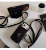 iphone 17/air/17 pro/17 pro max 即納 プラダ Prada Iphone 17 air 16 15 14 13 携帯ケースプラダ 逆三角形ロゴ ショルダーカードケース Prada アイホン17 16 14 15 pro Max air ケースカバー 芸能人愛用 上品 Prada iphone17 pro max 16 15 14 13pro Maxケース プラダ  アイホン 17e 16 15 14 13 12 airケース 全面保護限定版 ビジネス風 