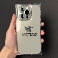 iphone 17/air/17 pro/17 pro max 即納 ARC TERYX Iphone 17 air 16 15 14 13 携帯ケース アークテリクス クリア スクエアエッジケース アークテリクス アイホン17 16 14 15 pro Max air ケースカバー 芸能人愛用 上品 アークテリクス ARC TERYX iphone17 pro max 16 15 14 13pro Maxケース 