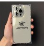 iphone 17/air/17 pro/17 pro max 即納 ARC TERYX Iphone 17 air 16 15 14 13 携帯ケース アークテリクス クリア スクエアエッジケース アークテリクス アイホン17 16 14 15 pro Max air ケースカバー 芸能人愛用 上品 アークテリクス ARC TERYX iphone17 pro max 16 15 14 13pro Maxケース 