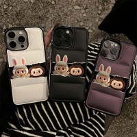 iphone 17/air/17 pro/17 pro max 即納 LABUBU ラブブ アイフォン17 16 15 プロ保護ケースラブブ ダウン風スマホケース LABUBU ラブブ アイホン 17 air 16 15 14 13 Pro アイフォーン13 14 15 Pro Max Iphone17 air 16 Plus ケース LABUBU ラブブ Iphone air 17e 16 15 12 13 Pro Max 14 ブランドLABUBU ラブブスマホケース