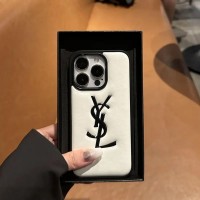 iphone 17/air/17 pro/17 pro max 即納  Ysl イヴサンローラン アイホン17 15 16 pro max携帯ケース イヴ・サンローラン 立体ロゴレザースマホケース 超スタイリッシュ 大人気 Ysl イヴサンローラン iPhone air 17 16 15 plus ケース カジュアル Ysl イヴサンローラン アイホン13 15 16スマホケース 