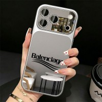 iphone 17/air/17 pro/17 pro max 即納  バレンシアガ アイホン17 15 16 pro max携帯ケースバレンシアガ風 ミラースマホケース Balenciaga iPhone air 17 16 15 plus ケース カジュアル バレンシアガ Balenciaga アイホン13 15 16スマホケース 売れ筋 皮製 バレンシアガ iphone 17 15pro/16 pro max 14 13 携帯ケース 合わせ易い
