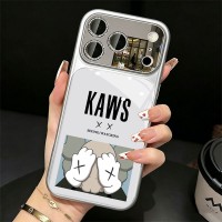 iphone 17/air/17 pro/17 pro max 即納 カウズ Kaws アイフォン17 16 15 pro max airケース KAWS ミラースマホケース Iphone air 17 16 Pro Max 15 Plus 14 13 12 17 Pro Max Xs Maxケース ブランド レディース男性女性 人気かわいいビジネスマン用高級 カウズ Kaws アイフォン17 15 16 proカバー