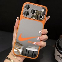 iphone 17/air/17 pro/17 pro max 即納 ナイキ アイフォン17 16 15 プロ保護ケース ナイキ風 オレンジフレームミラースマホケース Nike アイホン 17 air 16 15 14 13 Pro アイフォーン13 14 15 Pro Max Iphone17 air 16 Plus ケース ナイキ Iphone air 17e 16 15 12 13 Pro Max 14 ブランド NikeスマホケースIphone 17 16 15 ケース 