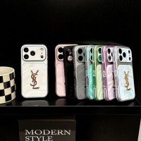 iphone 17/air/17 pro/17 pro max 即納 Ysl イヴサンローラン アイフォン17 16 15 pro max airケース イヴ・サンローラン マーブル調メタルロゴスマホケース Iphone air 17 16 Pro Max 15 Plus 14 13 12 17 Pro Max Xs Maxケース ブランド レディース男性女性 人気かわいいビジネスマン用高級 Ysl イヴサンローラン アイフォン17 15 16 proカバー