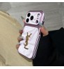 iphone 17/air/17 pro/17 pro max 即納 Ysl イヴサンローラン アイフォン17 16 15 pro max airケース イヴ・サンローラン マーブル調メタルロゴスマホケース Iphone air 17 16 Pro Max 15 Plus 14 13 12 17 Pro Max Xs Maxケース ブランド レディース男性女性 人気かわいいビジネスマン用高級 Ysl イヴサンローラン アイフォン17 15 16 proカバー