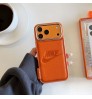 iphone 17/air/17 pro/17 pro max 即納  ナイキ Nike iPhone17 16 15 pro maxケース ナイキ風 カードポケット付きレザー調スマホケースNike iPhone17 16 15 14 air プロマックス 携帯ケース ナイキ Nike iphone17 15 16 pro maxケース iPhone 17e 14 15カバー売れ筋 ナイキ Nike iphone 17 15 pro/16 pro max携帯ケース 