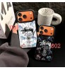 iphone 17/air/17 pro/17 pro max 即納 ステューシー アイフォン17 16 15 プロ保護ケース ステューシー グラフィティロゴダウンジャケット風スマホケース Stussy アイホン 17 air 16 15 14 13 Pro アイフォーン13 14 15 Pro Max Iphone17 air 16 Plus ケース ステューシー Stussy Iphone air 17e 16 15 12 13 Pro Max 14 ブランド Stussyスマホケース