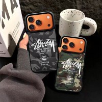iphone 17/air/17 pro/17 pro max 即納 ステューシー IPhone 17 16 15 14 13 Pro air IPhone17e 16 15 Pro 8 SE ケース ステューシー カモフラ柄ダウンジャケット風スマホケース Stussy IPhone17 air 14 15 16 pro maxケース 女子 かわいい おしゃれ Stussy アイフォン17 air 16 15 14 Plus 13 12 Pro Max 11 Pro XR XS スマホケース