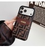samsung s26シリーズ 即納 芸能人愛用 Fendi フェンディ Iphone17 pro max 16 15 14 ケース フェンディ FF モノグラムカードポケット付きスマホケースフェンディ サムソンs26 s25 s23 s24 ultraカバーアイホン17pro Max 16 14 15  ケース上品 Fendi フェンディ iphone17 16 15 14 13pro Maxケース 