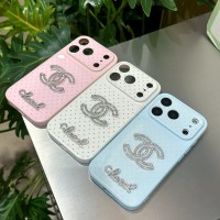 iphone 17/air/17 pro/17 pro max 即納 シャネル IPhone17 16 14 15 アイフォン15 16 pro maxケース シャネル風 ドット柄ラインストーンスマホケース シャネル Chanel  IPhone air 17 16 14 Pro IPhone16 15 IPhone SE 第4世代 IPhone13 IPhone12 スマホケース Chanel  アイホン air 17e 16 14 15 プロマックスケース