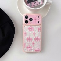 iphone 17/air/17 pro/17 pro max 即納 クロムハーツ IPhone 17 16 15 14 13 Pro air IPhone17e 16 15 Pro 8 SE ケース クロムハーツ風 ピンク貝殻模様クロススマホケースクロムハーツ IPhone17 air 14 15 16 pro maxケース 女子 かわいい おしゃれ Chrome Hearts アイフォン17 air 16 15 14 Plus 13 12 Pro Max 11 Pro XR XS スマホケース