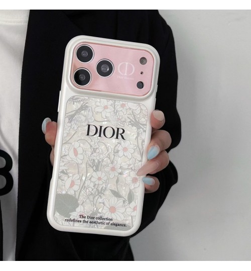 iphone 17/air/17 pro/17 pro max 即納 ディオール Dior アイフォン17 16 15 pro max airケース  ディオール風 貝殻調デイジー柄スマホケース Iphone air 17 16 Pro Max 15 Plus 14 13 12 17 Pro Max Xs Maxケース ブランド レディース男性女性 人気かわいいビジネスマン用高級 ディオール Dior アイフォン17 15 16 proカバー