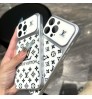 iphone 17/air/17 pro/17 pro max 即納 ルイヴィトン iPhone17 16 15 pro maxケース 豪華 ルイ・ヴィトン風 シルバーフレーム白黒モノグラムスマホケース louis vuitton iPhone17 16 15 14 air プロマックス 携帯ケース ルイヴィトン iphone17 15 16 pro maxケース iPhone 17e 14 15カバー