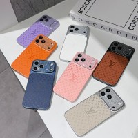 iphone 17/air/17 pro/17 pro max 即納 ルイヴィトン アイフォン17 16 15 プロ保護ケースルイ・ヴィトン風 モノグラム総柄ラインストーンカメラフレームスマホケース louis vuitton アイホン 17 air 16 15 14 13 Pro アイフォーン13 14 15 Pro Max Iphone17 air 16 Plus ケース