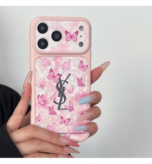 iphone 17/air/17 pro/17 pro max 即納 Ysl  IPhone 17 16 15 14 13 Pro air IPhone17e 16 15 Pro 8 SE ケース YSL 貝殻紋バタフライスマホケースイヴサンローラン IPhone17 air 14 15 16 pro maxケース 女子 かわいい おしゃれ Ysl イヴサンローラン アイフォン17 air 16 15 14 Plus 13 12 Pro Max 11 Pro XR XS スマホケース