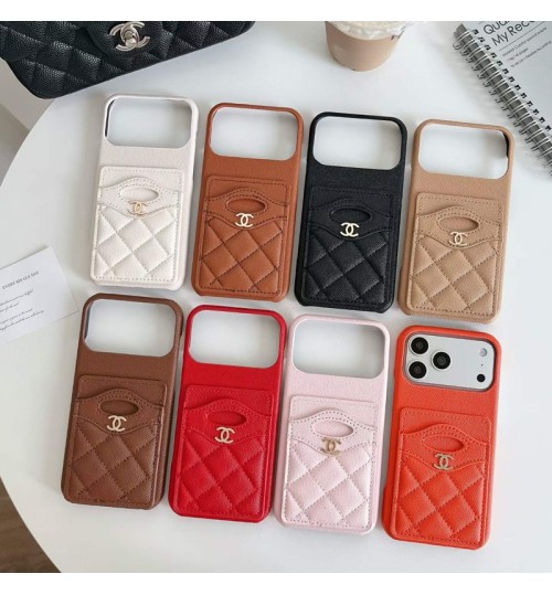 iphone 17/air/17 pro/17 pro max 即納  シャネル Chanel  Iphone 17 air 16 15 14 13 携帯ケースシャネル Chanel  CHANEL キルティングカードポケット付きスマホケース アイホン17 16 14 15 pro Max air ケースカバー 芸能人愛用 上品 シャネル iphone17 pro max 16 15 14 13pro Maxケース