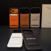 iphone 17/air/17 pro/17 pro max 即納バレンシアガ アイホン 17 air 16 15 14 13 Pro アイフォーン13 14 15 Pro Max Iphone17 air 16 Plus ケース Balenciaga Iphone air 17e 16 15 12 13 Pro Max 14 ブランドバレンシアガスマホケースIphone 17 16 15 ケース バレンシアガ カードポケット付きレザーケース