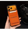 iphone 17/air/17 pro/17 pro max 即納バレンシアガ アイホン 17 air 16 15 14 13 Pro アイフォーン13 14 15 Pro Max Iphone17 air 16 Plus ケース Balenciaga Iphone air 17e 16 15 12 13 Pro Max 14 ブランドバレンシアガスマホケースIphone 17 16 15 ケース バレンシアガ カードポケット付きレザーケース