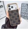 iphone 17/air/17 pro/17 pro max 即納 セリーヌ CELINE iPhone17 16 15 pro maxケース セリーヌ トリオンフ総柄金縁スマホケース CELINE iPhone17 16 15 14 air プロマックス 携帯ケース セリーヌ CELINE iphone17 15 16 pro maxケース iPhone 17e 14 15カバー売れ筋 セリーヌ CELINE iphone 17 15 pro/16 pro max携帯ケース 