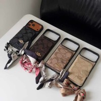 iphone 17/air/17 pro/17 pro max 即納  コーチ Coach Iphone 18 17 air 16 15 14 13 携帯ケース コーチ 総柄スカーフ付きカード収納ケース Coach アイホン18 17 16 14 15 pro Max air ケースカバー 芸能人愛用 上品 コーチ iphone17 18pro max 16 15 14 13pro Maxケース コーチ Coach アイホン 18 17e 16 15 14 13 12 airケース 