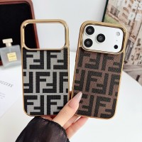 iphone 17/air/17 pro/17 pro max 即納 Fendi フェンディ アイフォン17 16 15 プロ保護ケース フェンディ FF 総柄金縁ケースフェンディ アイホン 18 17 air 16 15 14 13 Pro アイフォーン13 14 15 Pro Max Iphone17 18 air 16 Plus ケース  フェンディ Iphone air 17e 16 15 12 13 Pro Max 14 ブランドFend スマホケース