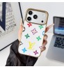 iphone 17/air/17 pro/17 pro max 即納  louis vuitton Iphone 18 17 air 16 15 14 13 携帯ケースルイヴィトン アイホン18 17 16 14 15 pro Max air ケースカバー ルイヴィトン風カラーモノグラム金縁ケース louis vuitton iphone17 18pro max 16 15 14 13pro Maxケース ルイヴィトン アイホン 18 17e 16 15 14 13 12 airケース
