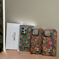 iphone 17/air/17 pro/17 pro max 即納  セリーヌ CELINE アイホン18 17 15 16 pro max携帯ケース セリーヌ ヴィンテージ花柄トライオンフケース CELINE iPhone air 18 17 16 15 plus ケース カジュアル セリーヌ CELINE アイホン18 15 16スマホケース 売れ筋 皮製 セリーヌ CELINE iphone 18 17 15pro/16 pro max 14 13 携帯ケース 合わせ易い