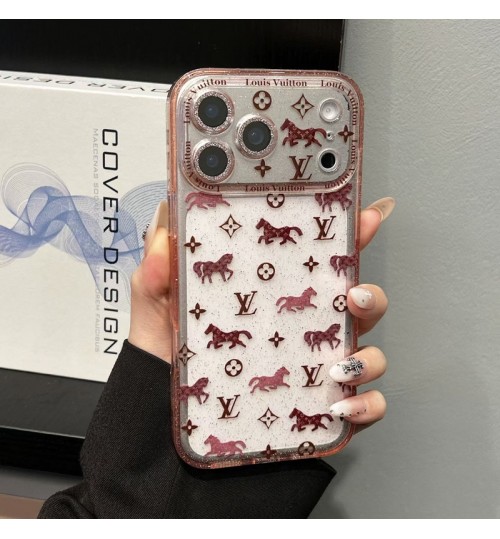 iphone 18/air/18 pro/18 pro max 即納  ルイヴィトン  Iphone 18 17 air 16 15 14 13 携帯ケースルイヴィトン louis vuitton アイホン18 17 16 14 15 pro Max air ケースカバー ワインレッド馬 LV ラメクリア大レンズ窓ケース ルイヴィトン louis vuitton アイホン 18 17e 16 15 14 13 12 airケース