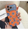 iphone 18/air/18 pro/18 pro max 即納 ルイヴィトン louis vuitton アイホン18 17 15 16 pro max携帯ケース 超スタイリッシュ 大人気 ルイヴィトン louis vuitton iPhone air 18 17 16 15 plus ケース カジュアル ルイヴィトン louis vuitton アイホン18 15 16スマホケース ルイヴィトンオレンジデニム切り替えキャラ大レンズ窓ケース