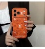 iphone 18/air/18 pro/18 pro max 即納  ルイヴィトン Iphone 18 17 air 16 15 14 13 携帯ケース ルイヴィトンオレンジ花柄モノグラム大レンズ窓ケース louis vuitton アイホン18 17 16 14 15 pro Max air ケースカバー 芸能人愛用 上品 ルイヴィトンiphone17 18pro max 16 15 14 13pro Maxケース 