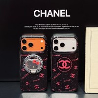 iphone 18/air/18 pro/18 pro max 即納 シャネル アイフォン17 16 15 プロ保護ケース ピンクブラックラメシャネルハローキティスタンド大レンズ窓ケース Chanel  アイホン 18 17 air 16 15 14 13 Pro アイフォーン13 14 15 Pro Max Iphone17 18 air 16 Plus ケース シャネル Iphone air 17e 16 15 12 13 Pro Max 14 ブランドChanel スマホケース