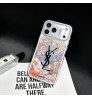 iphone 18/air/18 pro/18 pro max 即納 Ysl イヴサンローラン アイフォン18 17 16 15 pro max airケース イヴ・サンローラン花柄大レンズ窓ケース Iphone air 18 17 16 Pro Max 15 Plus 14 13 12 17 18 Pro Max Xs Maxケース ブランド レディース男性女性 人気かわいいビジネスマン用高級 Ysl イヴサンローラン アイフォン18 17 15 16 proカバー