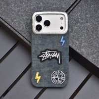 iphone 18/air/18 pro/18 pro max 即納 ステューシー アイホン18 17 15 16 pro max携帯ケース ステューシーウォッシュドデニムワッペンケースー Stussy iPhone air 18 17 16 15 plus ケース カジュアル ステューシー Stussy アイホン18 15 16スマホケース 売れ筋 皮製 ステューシー Stussy iphone 18 17 15pro/16 pro max 14 13 携帯ケース 合わせ易い